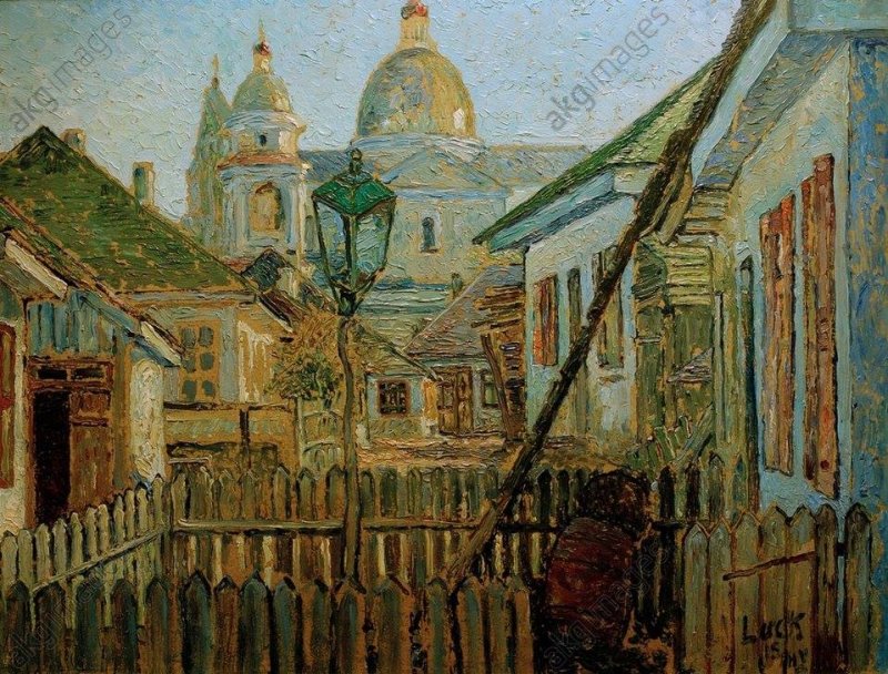 Луцьк, 1915 р. Художник Генріх Фогелер.jpg