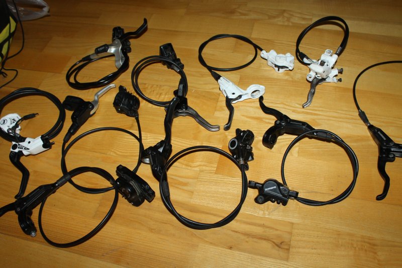 Magura бу, Shimano бу, Elixir 5, Promax бу.JPG