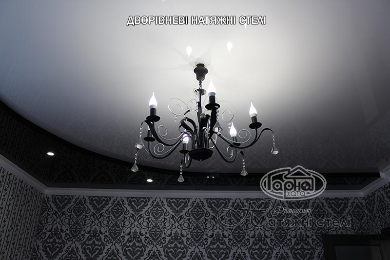 Дворівневі натяжні стелі