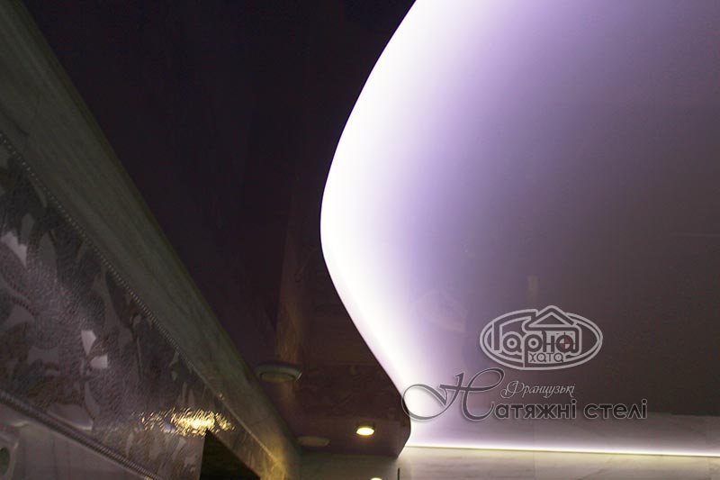 Натяжні стелі в два рівні