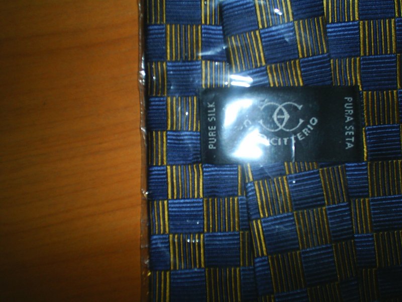 Галстук синий (шёлк)_Италия.JPG